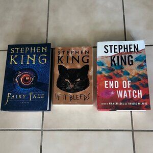 Stephen King Book Bundle – Lot of 3 – Fairy Tale, If It Bleeds, End of Watch